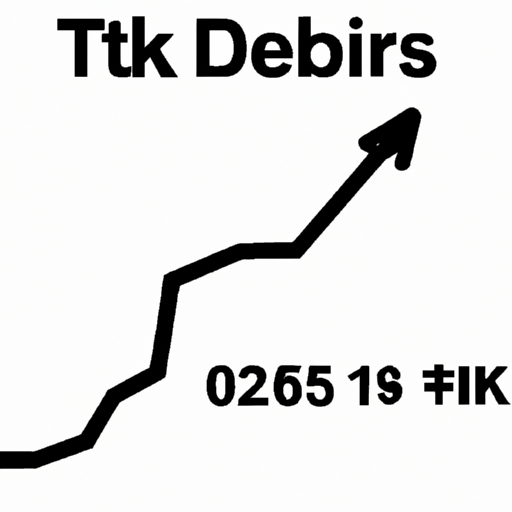 גרף הממחיש את הצמיחה האקספוננציאלית של משתמשי TikTok לאורך השנים